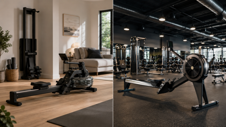 Rowing machine buying guide comparing home rowing machine and commercial rowing machine